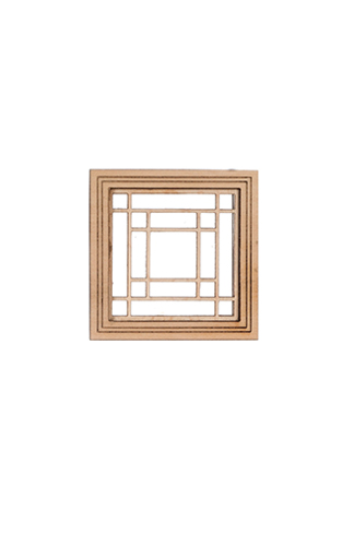 AS2192 - Decorative Square Window with Diamond Center