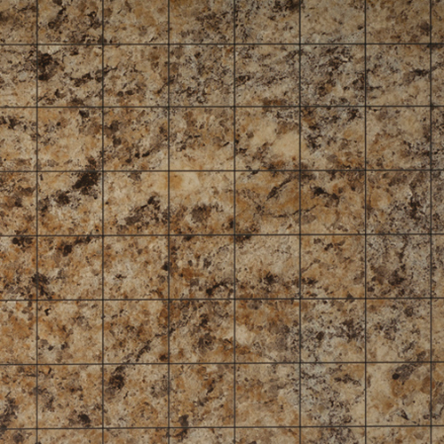 ASFORM009 - 1in Squares  FORMICA Floor, Giallo Granite
