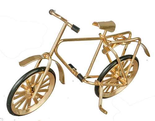 AZB0192 - Small Gold Bicycle