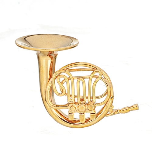 AZB0576 - Brass Bass Horn/Case/2In