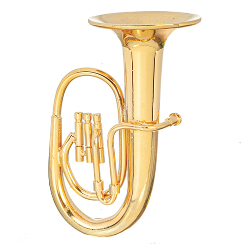 AZB0577 - Brass Tuba/Case/2In