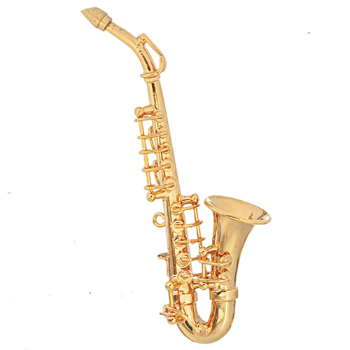 AZB0578 - Brass Saxophone/Case/3.15