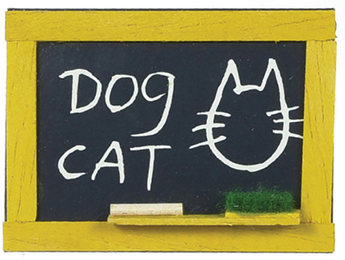 AZB1625 - Blackboard W/Cat/Dog