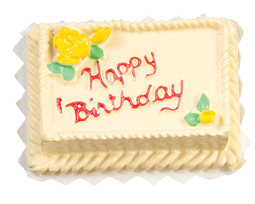 AZB1627 - Rectangular Birthday Cake