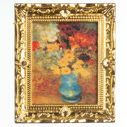 AZB3329 - Painting/Flowers/Gold Frm