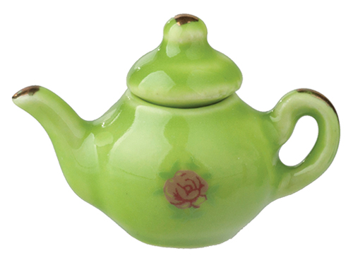AZB5188 - Teapot/Green/Pink/Floral
