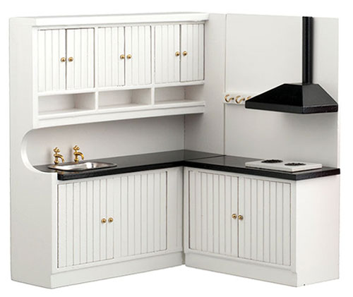 AZB8643 - Kitchen Set/2/Black/White