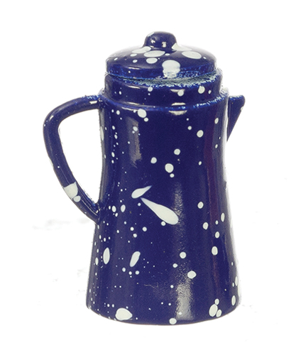 AZD2800 - Blue Spatter Coffee Pot