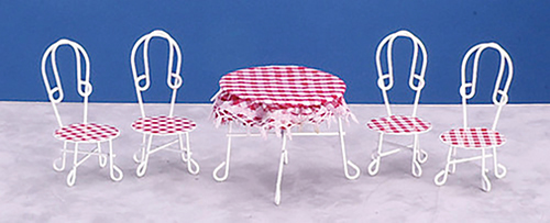 AZD3750 - Soda Fountain Table/Chairs, 5