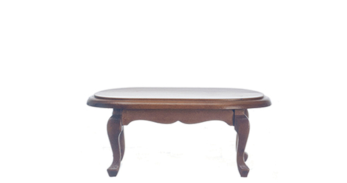 AZD6848 - Oval Coffee Table, Walnut/Cb