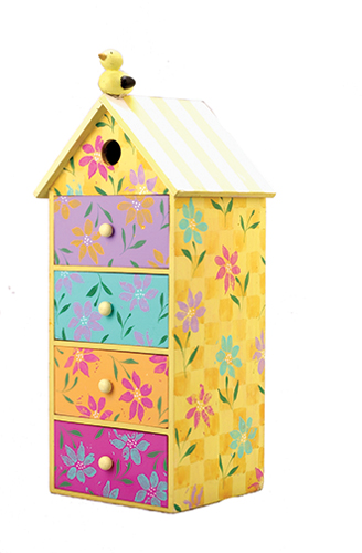 AZEWDP2482 - Rainbow Daisies Birdhouse