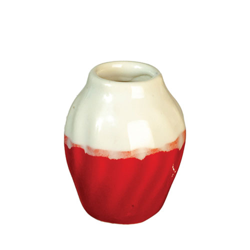 AZG6580 - Red/White Vase