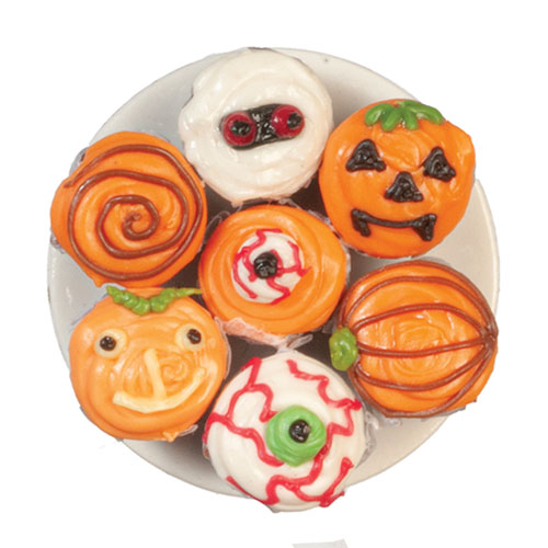AZG6733 - 7 Cupcakes/Plte/Halloween