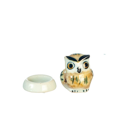 AZG6869 - Owl With Bowl