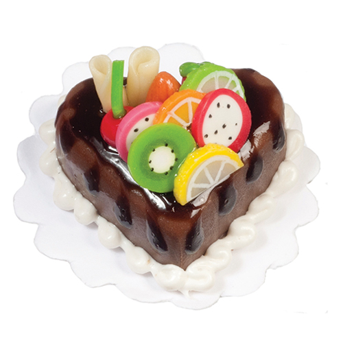 AZG7286 - Heart Shaped Chocolate Cake