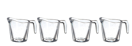 AZG7441 - Clear Pitchers Without Lids, 4 Pieces