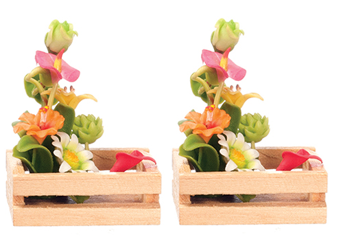 AZG7864 - Hand Made Flower Boxes/2