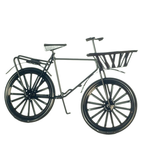 AZG8139 - Bicycle with Basket, Black