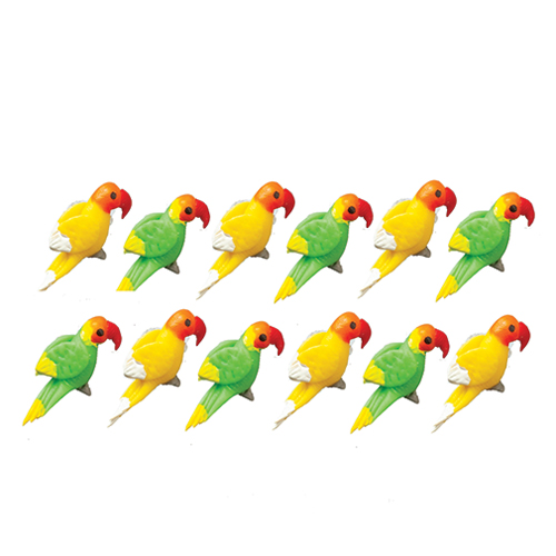 AZG8306 - Love Birds, 12 Pieces