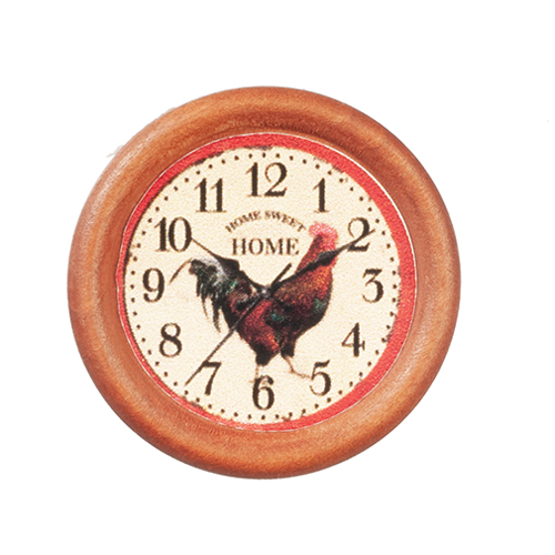 AZG8547 - Rooster Round Wall Clock