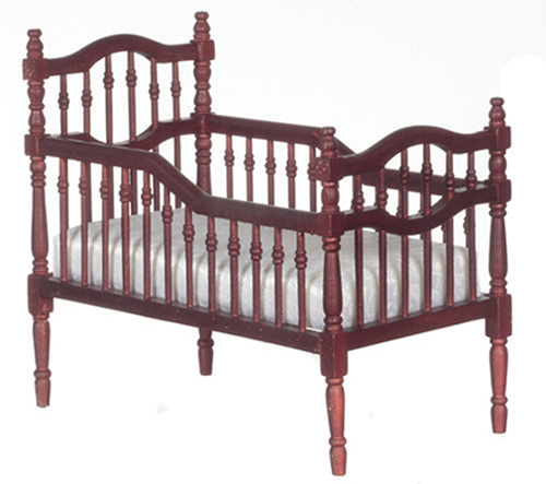 AZG9817M - Victorian Crib, Mahogany/Cb