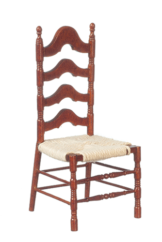 AZJJ07004SCWN - Ladderback Side Chair/Wal