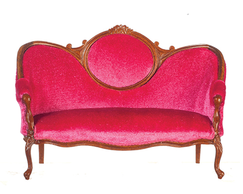 AZJJ07026WN - Victorian Sofa/Pink/Waln