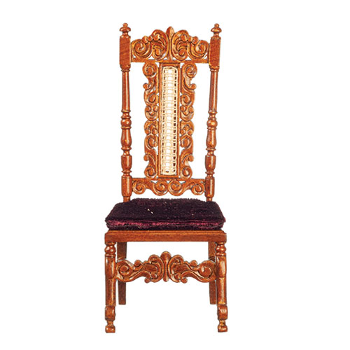AZJJ21030WN - French Chateau Chair/Walnut