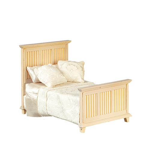 AZJP115 - Country Paneled Bed/White