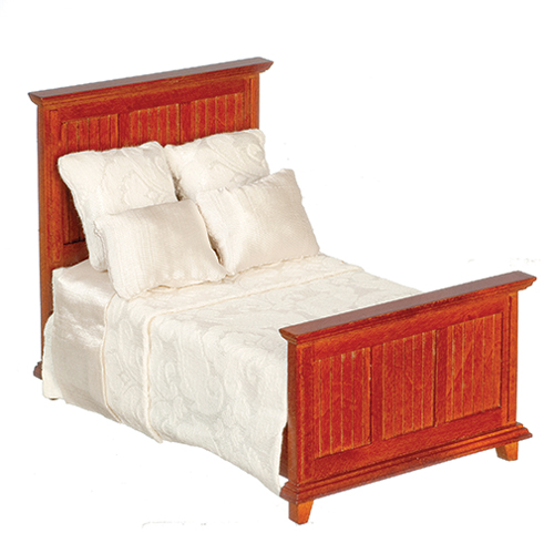 AZJP115WN - Country Paneled Bed/Waln