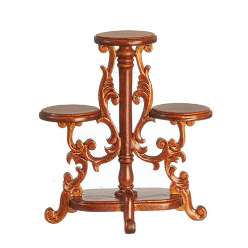 AZJY09201WN - Victorian Plant Stand/Wal