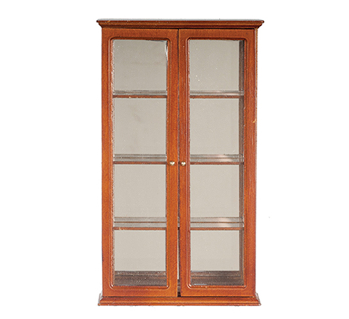 AZP6005 - Tuscan Curio Cabinet, Walnut