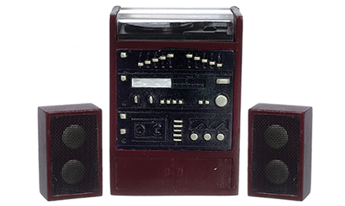 AZT3258 - Stereo With Speakers, Mahogany, Cb