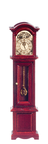 AZT3317 - Grandfather Clock, Mahogany