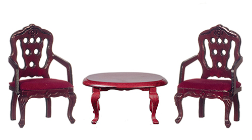 AZT3615 - 2 Chairs/Coffee Table/Mah