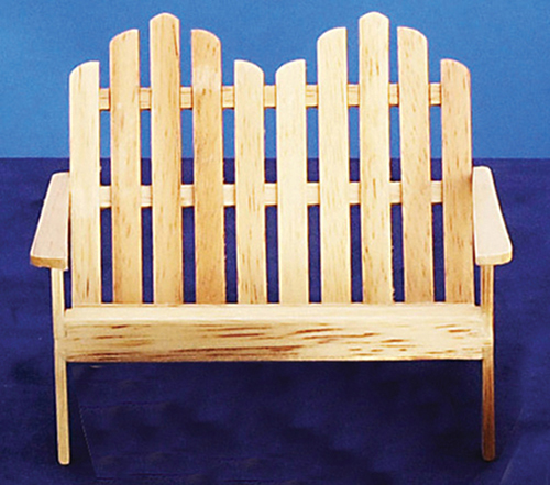 AZT4215 - Adirondack Double Chair, Oak