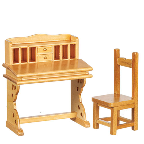 AZT4351 - Desk &amp; Chair Set/2/Oak
