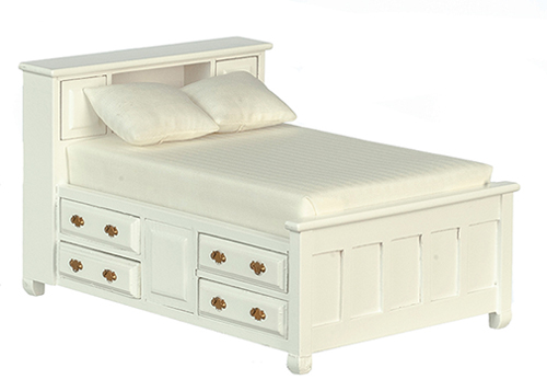AZT5766 - Double Bed, White