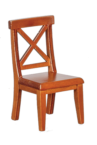 AZT6010 - Cross Buck Chair/Walnut