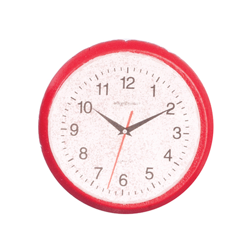 AZT8453 - Wall Clock, Red