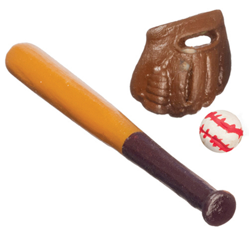 AZT8551 - Baseball &amp; Glove &amp; Bat