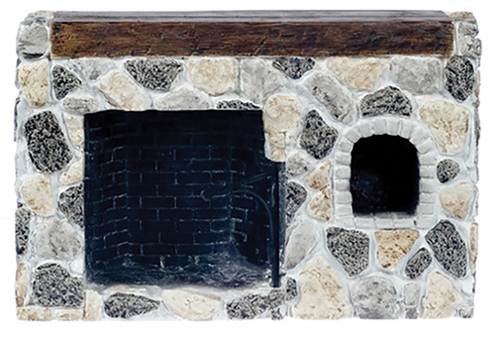 AZYM0244ST - Fieldstone Walk-In Fireplace