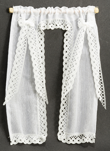 BB52712 - Demi Curtains: Victorian, White