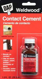 BEE00107 - ..Contact Cement Bottle-3 Oz/Tan