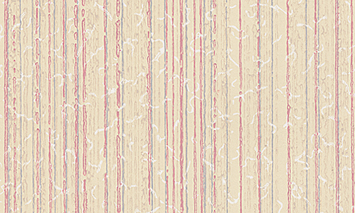 BH443 - Prepasted Wallpaper, 3 Pieces: Beige/Rose Stripe