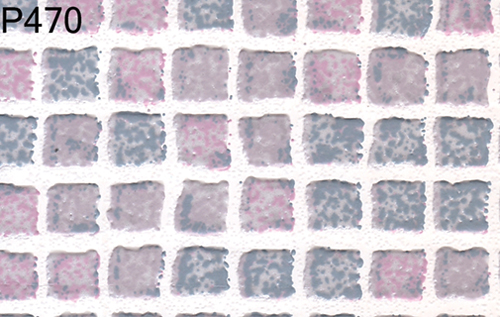 BH470 - Prepasted Wallpaper, 3 Pieces: Pastel Patio Tile