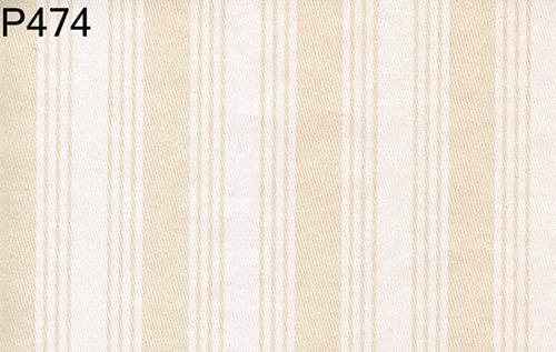 BH474 - Prepasted Wallpaper, 3 Pieces: Ivory Stripe On Wh Silk