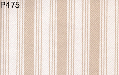 BH475 - Prepasted Wallpaper, 3 Pieces: Beige Stripe On Wh Silk