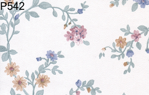 BH542 - Prepasted Wallpaper, 3 Pieces: Brt Floral Vine/Taupe