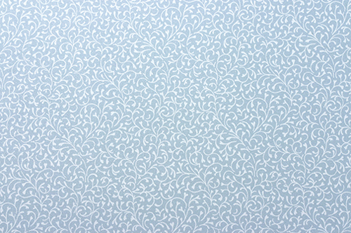 BH673 - Prepasted Wallpaper, 3 Pieces: Blue On Blue Swirls